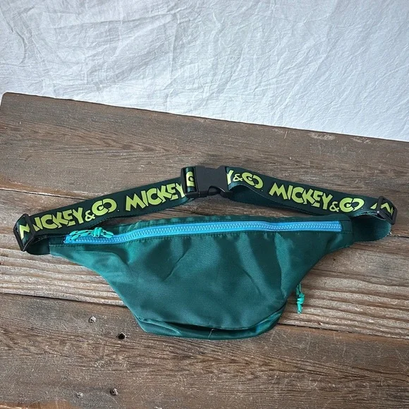 Disney Green and Black Mickey Mouse Bag - Picture 3 of 3